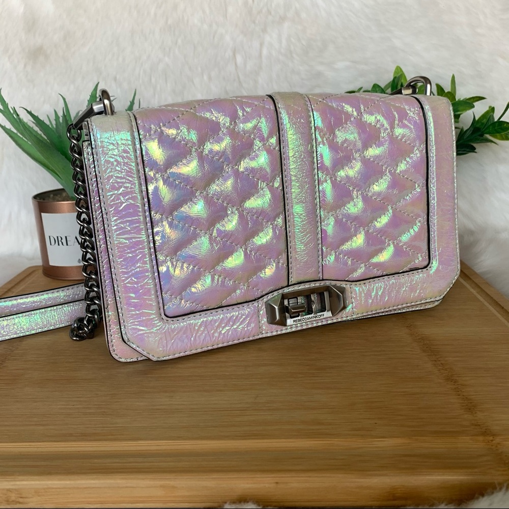 REBECCA MINKOFF Iridescent Love Crossbody Bag